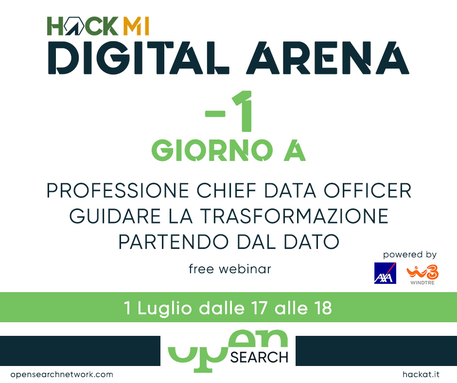OpenSearchGroup's tweet photo. Domani h. 17-18, un nuovo #webinar sulle professioni del dato.
Tema? #ChiefDataOfficer 🔥
Con @lilloraffa (@AXAItalia), @marcsavarese (@WindTreOfficial) e @aldorazzino e @AlbertoMaestri
15 posti rimasti: https://t.co/rZz2aQf5WA
#STEMintheCity https://t.co/dsLq19aNfn