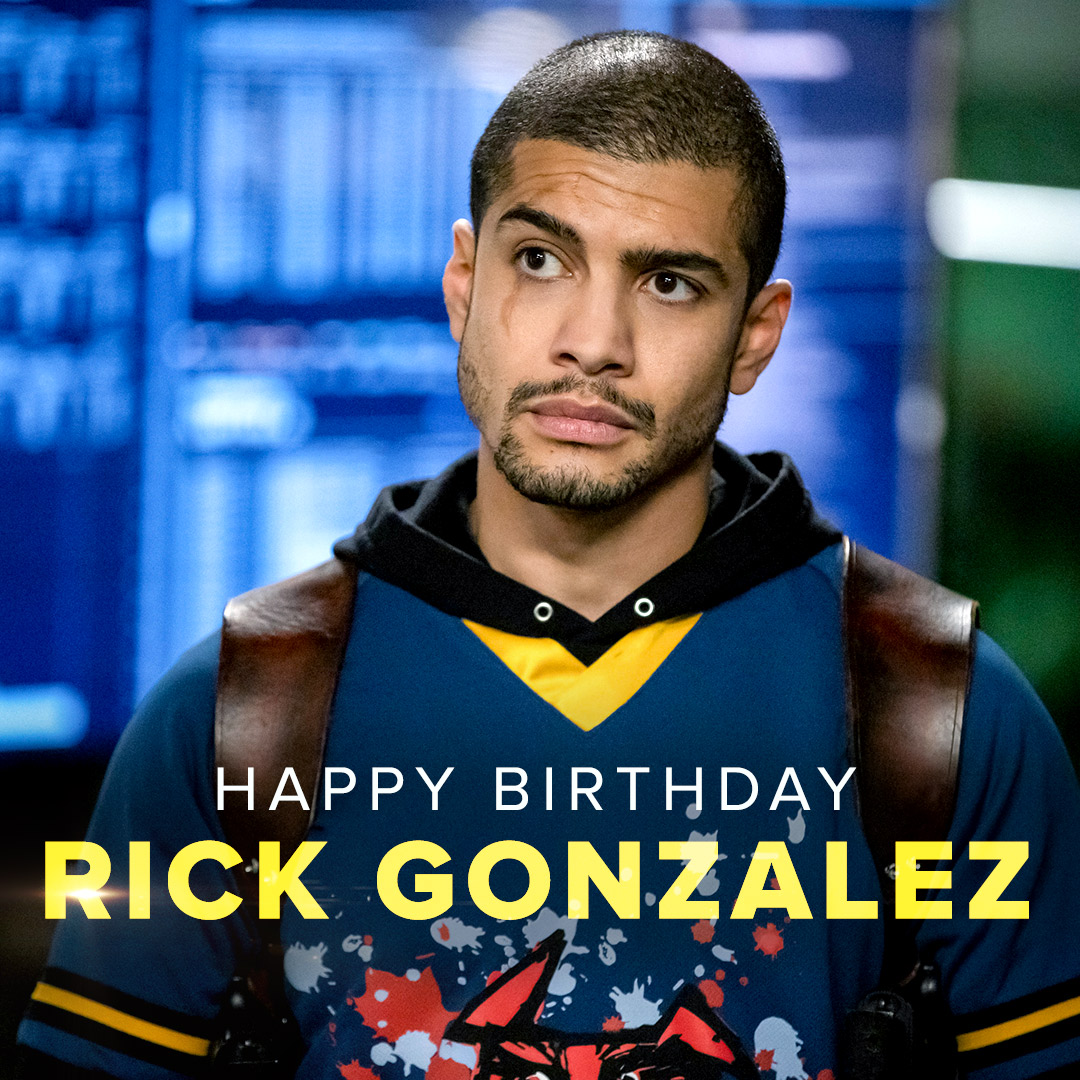 Hope it\s a wild one! Happy Birthday, Rick Gonzalez! 