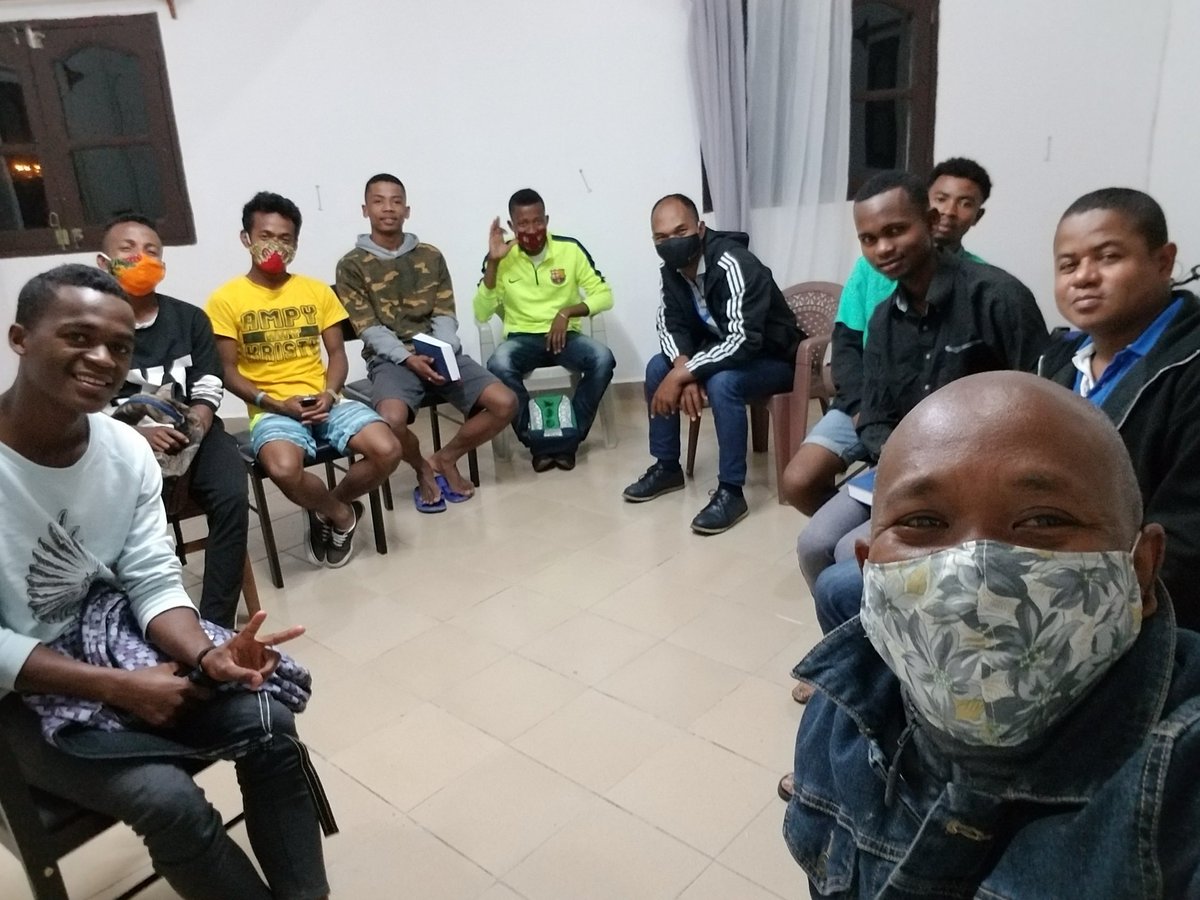 ShemaMadagascar's tweet photo. Today in our Tuesdays Men's Bible Study. The story start in the region of Garasenes in the Gospel of Luke 8:26-39. #FBCofFortDauphin #FBBFD #FBBM #MightyMenBibleStudy https://t.co/PSgT86IgQm