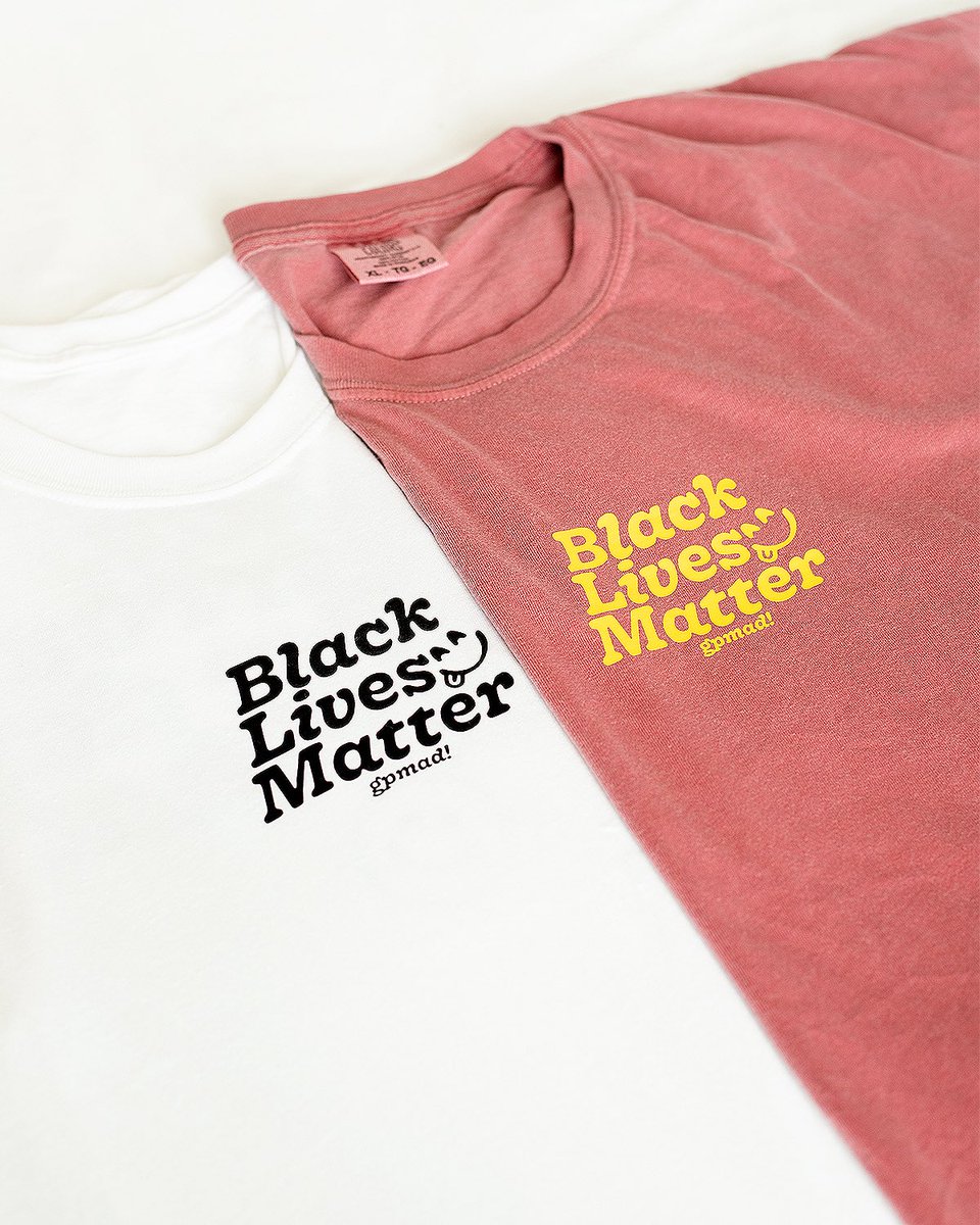 GoodDifference's tweet image. Help make the change and show it!

Taking orders for Our Black Lives Matter collection, Act now 

☺︎ All orders will include a sticker and a note 
#gpmad #Support #giveback #BLM #blacklivesbetter