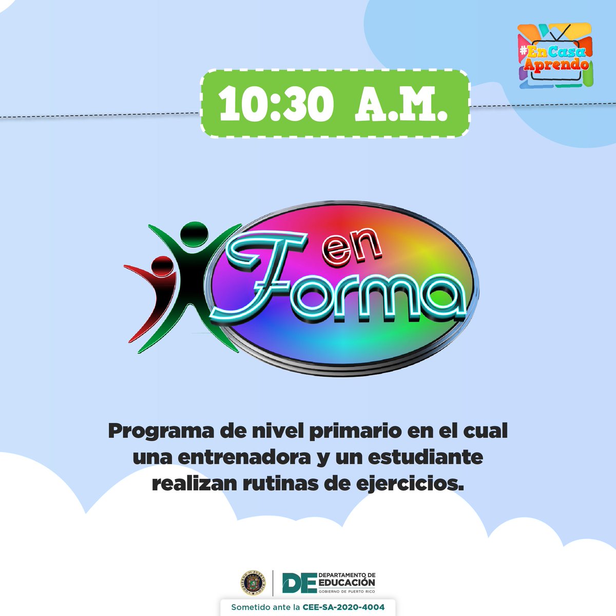 EDUCACIONPR's tweet photo. “En casa aprendo” comienza el 1 de julio a las 9:00 a.m. por @WIPRTV y https://t.co/3Z5gzf4epr 

⬇️Conoce más de la programación⬇️ https://t.co/erM6xCk5hb
