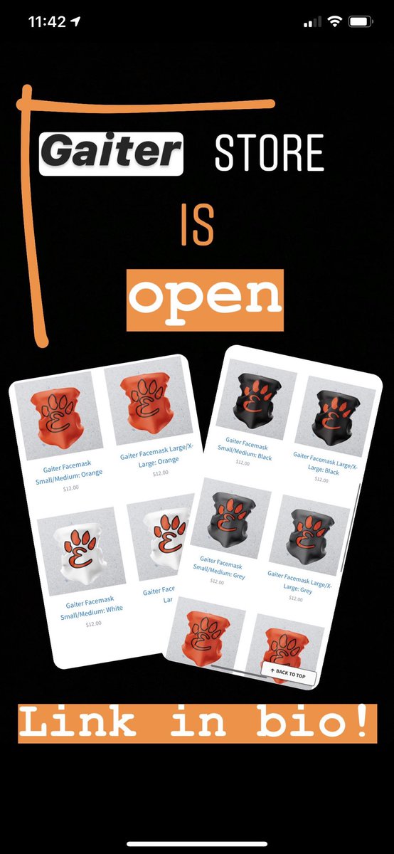 ‼️Attention‼️
The gaiter store is OPEN AGAIN! Grab them while you can!! Help support your girls volleyball program!
ehsgs2020.wswebstore.com