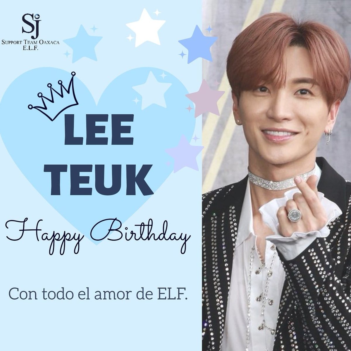 STOaxacaELF's tweet photo. Con todo el amor de ELF 💙 ¡Feliz cumpleaños Lee Teuk! 🎂🎉✨
#HappyLEETEUKday #이특 #LEETEUK #슈퍼주니어 #SUPERJUNIOR #박정수 #朴正洙 #ParkJungSoo #利特 #Teukie #Teuk #LabelSJ #ELF #엘프 #WorldwideELF #LatinELF #ELFMexico #STOaxacaELF @special1004 @SJofficial
Staff STOaxacaELF https://t.co/bkta7trJLZ