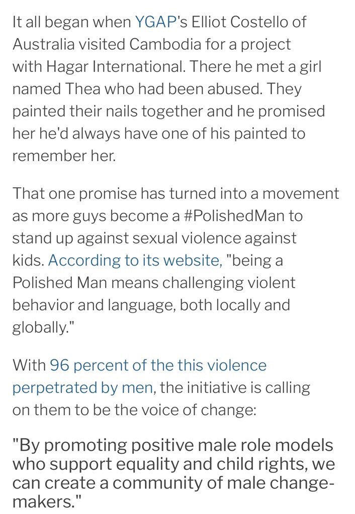 Hongjoong soutiens notamment le mouvement polished man qui consiste à se venir 1 doigt contre les violences sexuelles sur les enfants (l'ongle vernis représenterait 1 enfant sur 5 qui subissent ces actes)