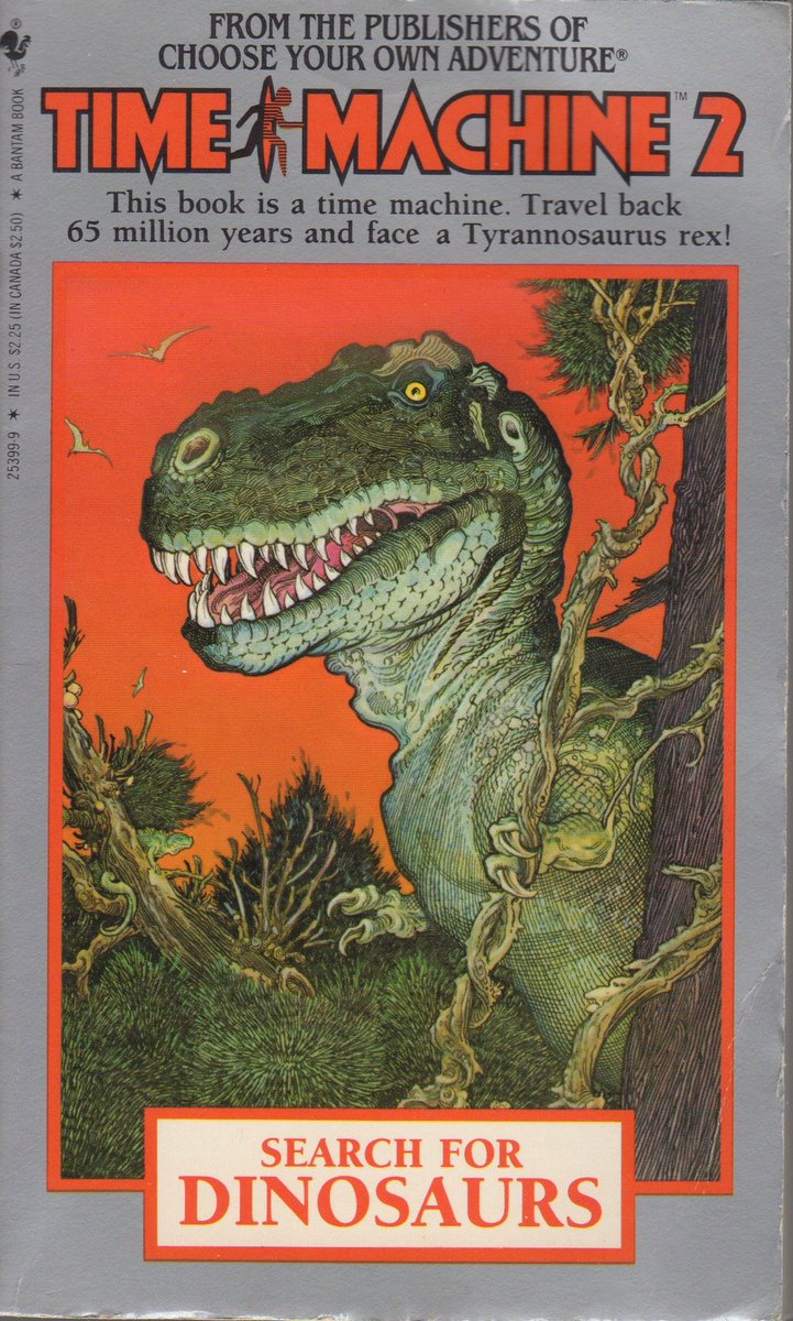 Later owned by Bantam Books, the Choose Your Own Adventure range expanded to cover gamebooks for younger readers: the Time Machine series used the branching plot device in a historical setting - thus cramming some educational history into the kids.