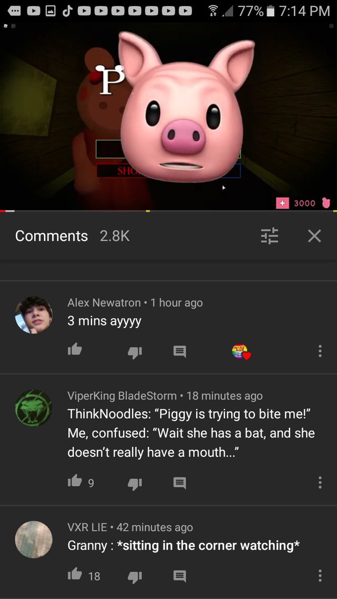 thinknoodles piggy roblox on Alexyo Kreekcraftsquad Twitter