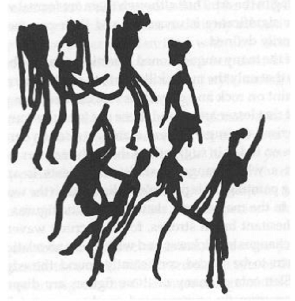 (3/15) Ancient Bushman cave paintings (Zimbabwe) clearly depict men having sex with men. Interestingly, Zimbabwe's late president famously claimed there "are no gays" in the whole country.