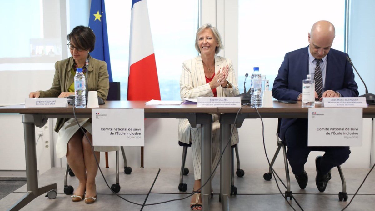 s_cluzel's tweet photo. [Comité national de suivi de l’école inclusive] L’@education_gouv met en place un numéro national 0 805 805 110 accessible tout l’été aux familles d’élèves en situation de #handicap, avec un engagement de réponse sous 24H. Objectif : mieux anticiper la #RENTREE2020 @jmblanquer https://t.co/KKS0r5bmc2