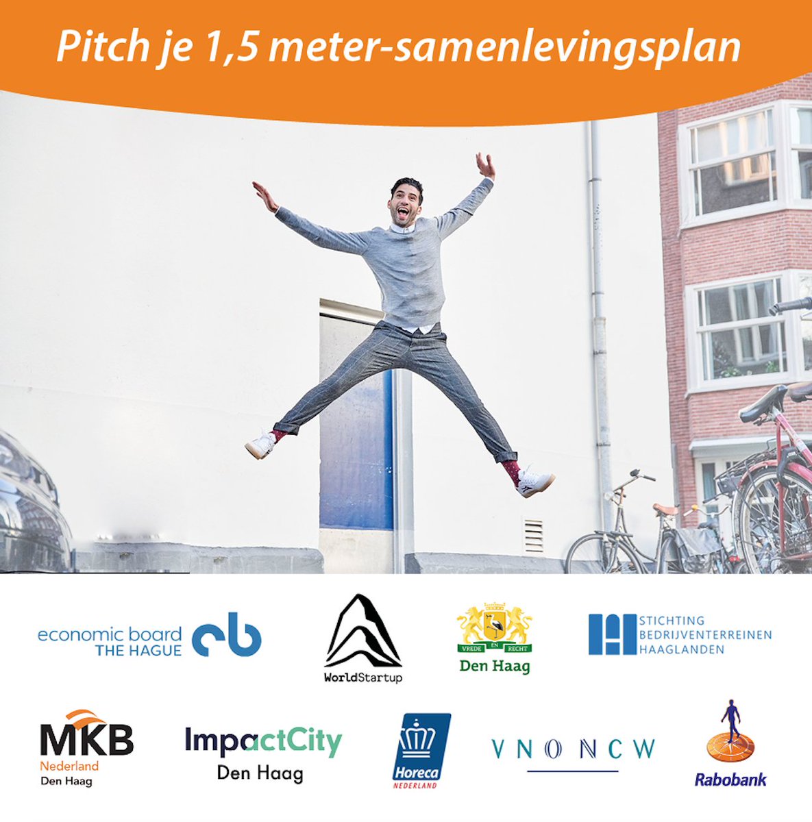 Tientallen ondernemers stuurden een ‘corona-proof’-initiatief in voor de 1,5 metersamenlevingspitch. Bekijk hier de top 8:

economicboardthehague.org/nieuws/de-8-pi…