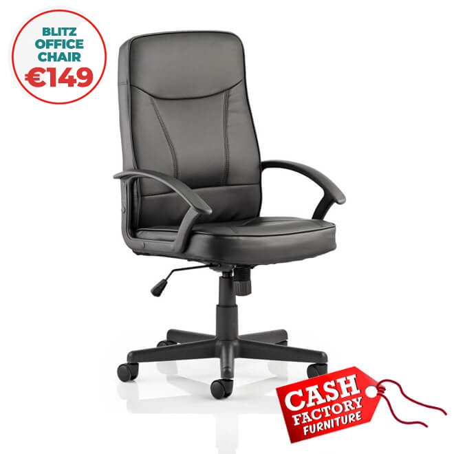 THECASH_FACTORY's tweet photo. The Blitz is the budget executive chair that will blow the competition away. Upholstered in a durable &amp; comfortable bonded leather this reclining, swivel chair is the perfect solution for your home office. #CashFactory #HomeOffice #FreeDelivery https://t.co/NtdfM4T3ML https://t.co/CRKrvmuT1J