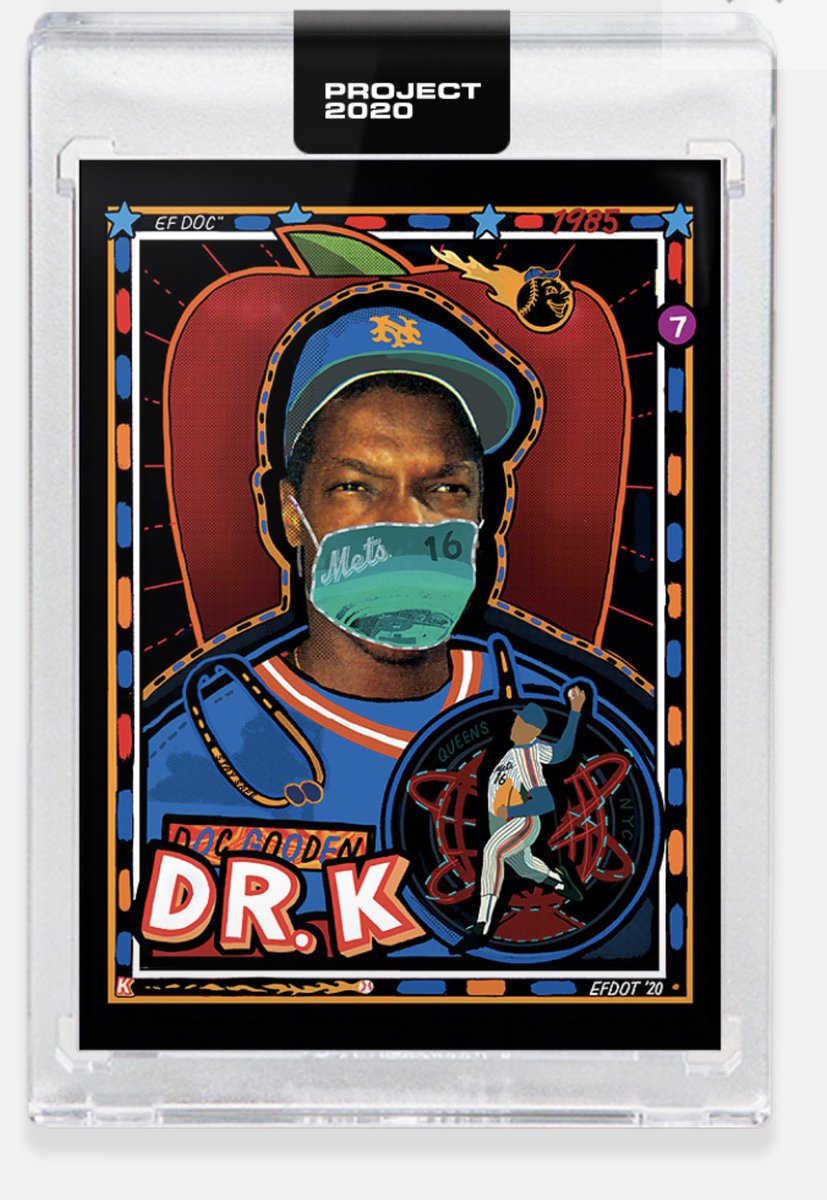 21137Anais's tweet photo. This is the card of summer. Queue the print run meter @Topps #project2020 #whodoyoucollect #Baseball #TheHobby #Cards #Collecting #insertcards #topps #mlb #drk #dwightgooden #gooden #doctork https://t.co/VYEJaZsCko