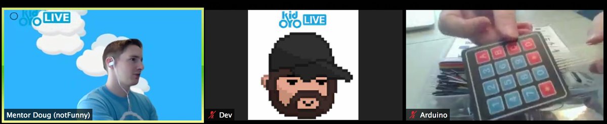 kid_OYO's tweet image. We're live! Learning about hardware prototyping with Arduino! $OYO