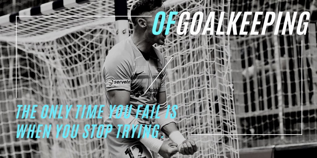 The only time you fail is when you stop trying 🔥🙌

#futsalgoalkeepers #futsalfamily