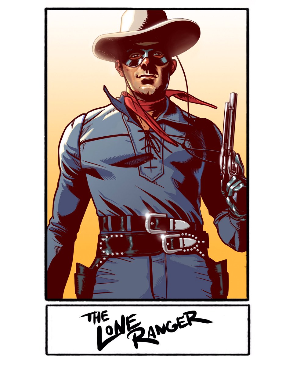 So, I’m moving at an embarrassing rate on this “six fan arts” thing. I think the entire trend is basically over, but I plan on finishing no matter HOW LONG it takes. The first one I’ve completed is The Lone Ranger!