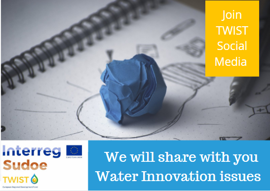 We invite you to engage in social media with TWIST, a water innovation project.
💧 Facebook: lnkd.in/d5wCa8T
💧 Linked IN: bit.ly/3dO0ALg
💧 Twitter: lnkd.in/dM684g3