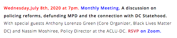 dc4d's tweet photo. Join our meetup next Wed via Zoom with special guests @LorenzoWard7DC and Nassim Moshiree of @ACLU_DC! Register at https://t.co/KKNIV7M4ym https://t.co/1xfhWxlOHQ
