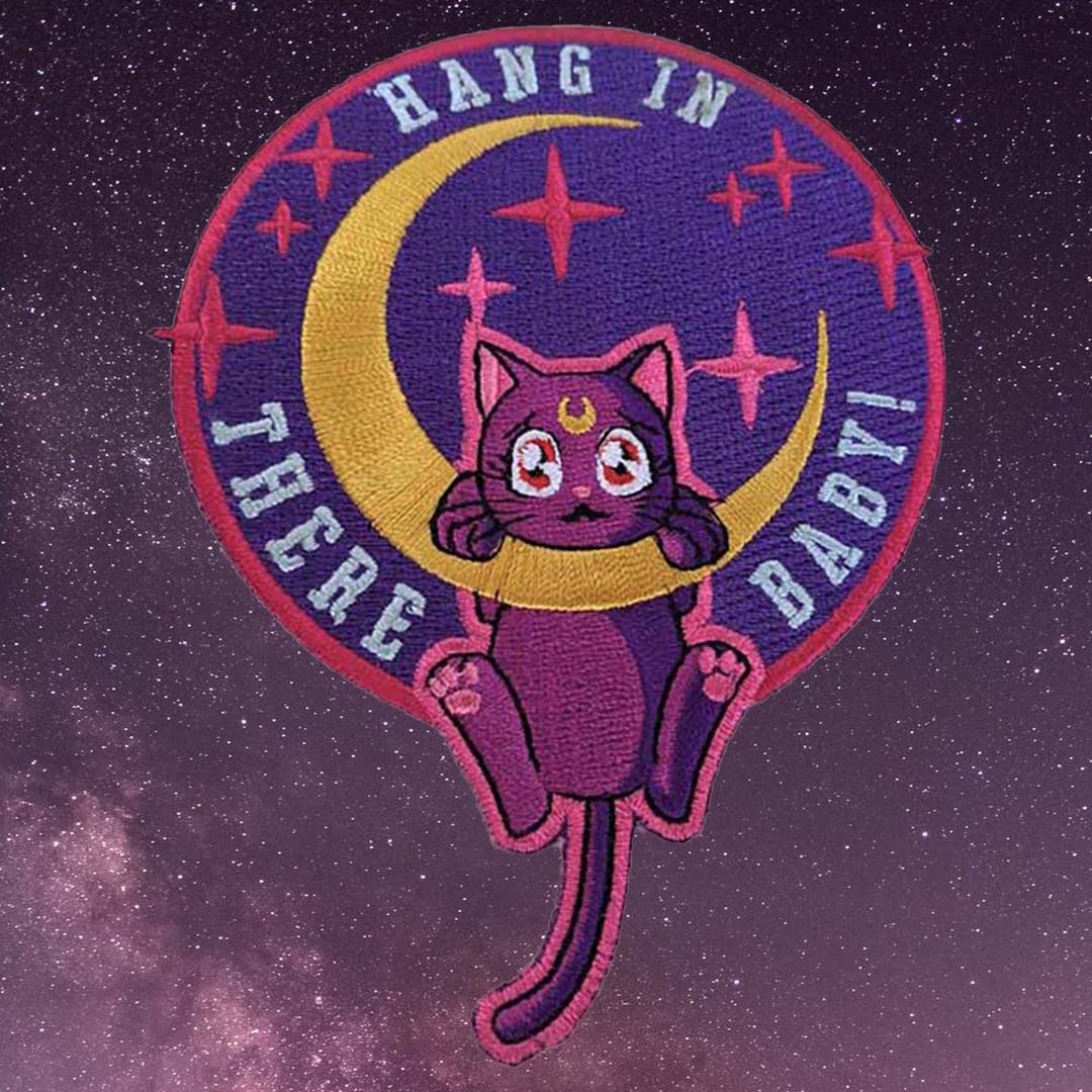 "The rabbit on the moon makes rice cakes."⁠
Having a magic cat tag alongside you is definitely never a bad idea. Especially with monsters around.🌙