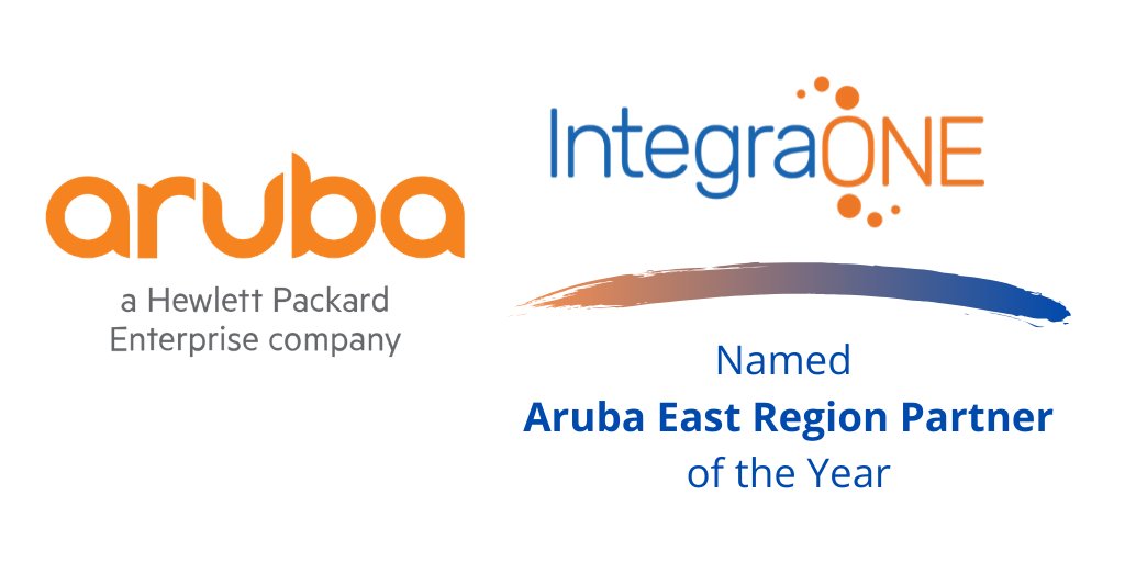 integraONE's tweet image. IntegraONE has been awarded Aruba’s East Region Partner of the Year!  This award recognizes outstanding performance and steadfast commitment to representing Aruba’s solutions over the past year.

#IntegraONE #Aruba #Networking #Switching #ArubaNetworks