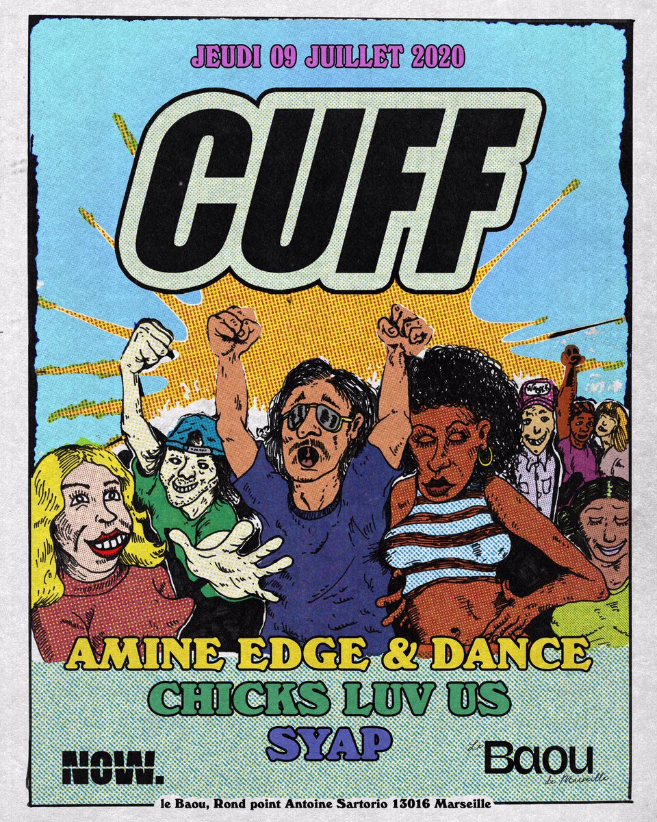 thisiscuff's tweet image. Really happy to say that WE’RE BACK 🙌🏻 JULY 9TH CUFF @ BAOU, MARSEILLE 🇫🇷🇫🇷

Event &amp;amp; Tickets available 🎫
linktr.ee/CUFF
