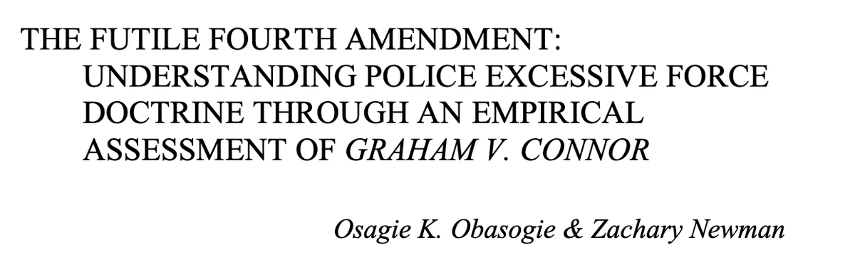 388/ "The contemporary constitutional law framework for police violence ['framing it as a series of...individual disputes'] is part of the web of law ... that enables police violence to remain an ingrained ... form of structural harm that communities of color are subjected to."