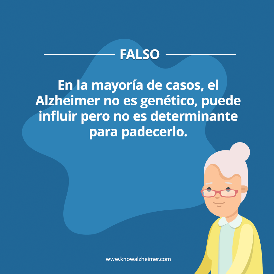 KnowAlzheimer's tweet photo. 💡¿Algún familiar tiene o ha tenido #Alzheimer?

⚠️El miedo a heredar la enfermedad es normal, pero es el momento de descubrir si es real o sólo un falso mito.

Desliza para descubrirlo y si quieres más información, consulta en ⬇️
https://t.co/VJiVCFZD7m https://t.co/aw2I2yHdKP