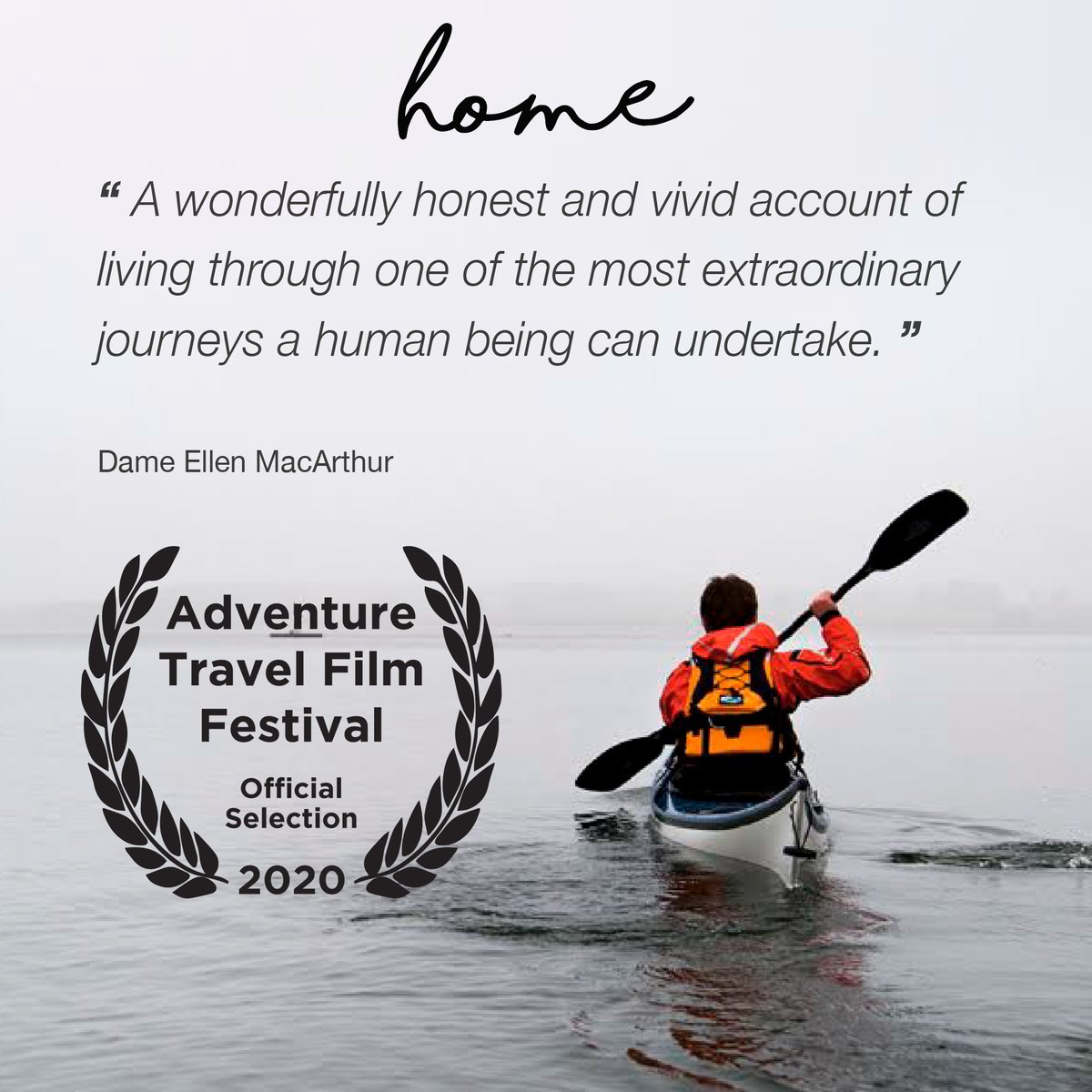We're excited for Home to be part of this year's Adventure Travel Film Festival, taking place in one form or another in three locations across the globe!

adventuretravelfilmfestival.com

@SarahOuten #homethefilm #womeninfilm #womeninadventure