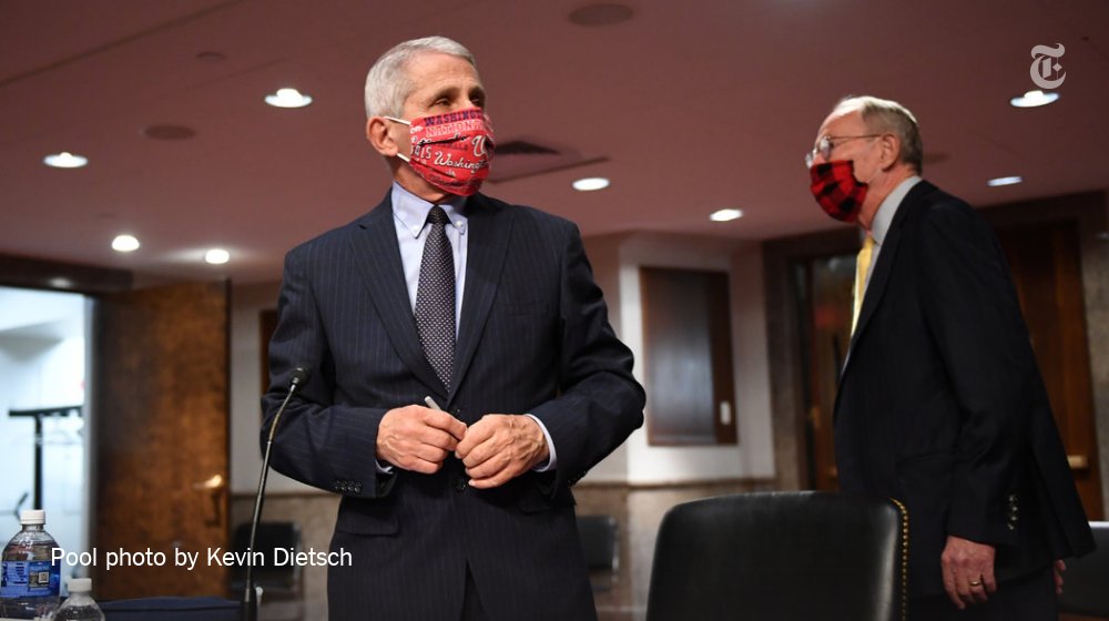 Breaking News: Dr. Anthony Fauci warned the U.S. could see 100,000 new coronavirus cases a day, citing surges that put βthe entire country at risk.β βIt could get very bad,β he said.
Watch his Senate testimony live here. https://t.co/liRFylYePc https://t.co/zxUmQmbcMp