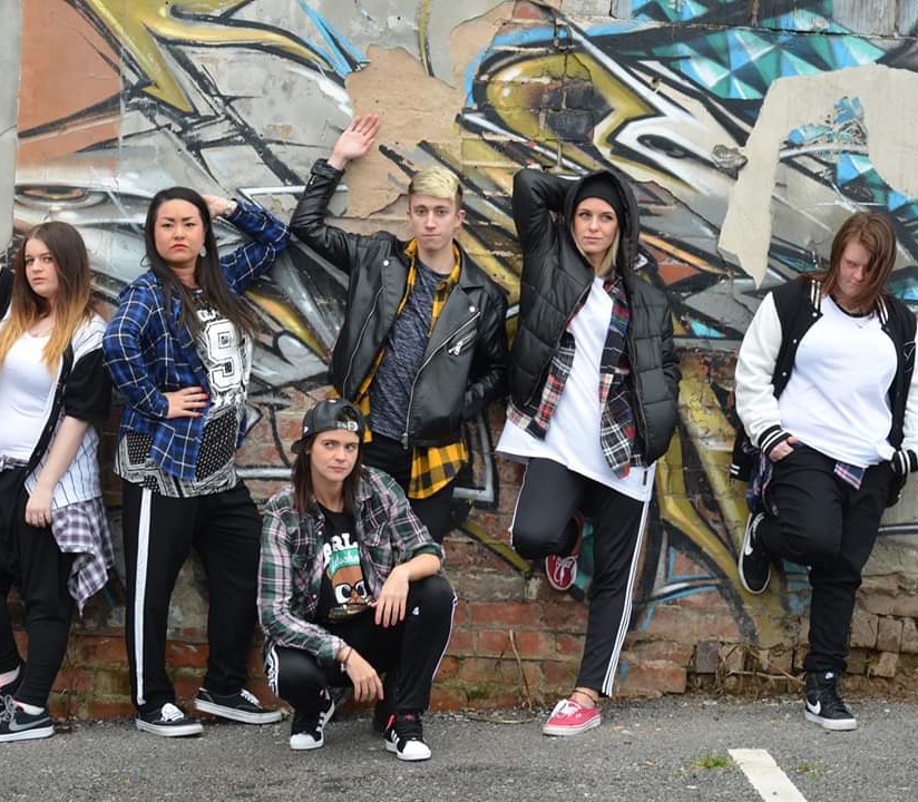 Put your hands up if you think we look young! 🙋🏼‍♀️ This is a throwback to 2014. Blackpool street art game has been strong for a while now. #blackpool #crew #throwback