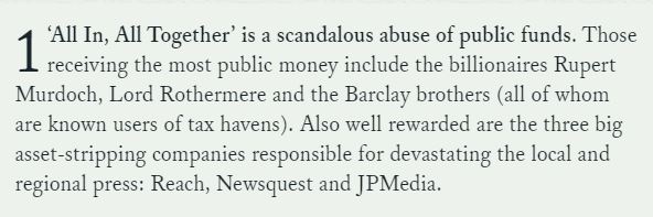 . @BrianCathcart believes the campaign is an abuse of public funds & a form of political corruption. At  @Telegraph staff were rprtdly told that one of the missions of 'All In, All Together’ is to “ensure our country remains united during the emergency”. https://bylinetimes.com/2020/06/05/why-is-the-guardian-accepting-a-dodgy-subsidy-from-this-dodgy-government/