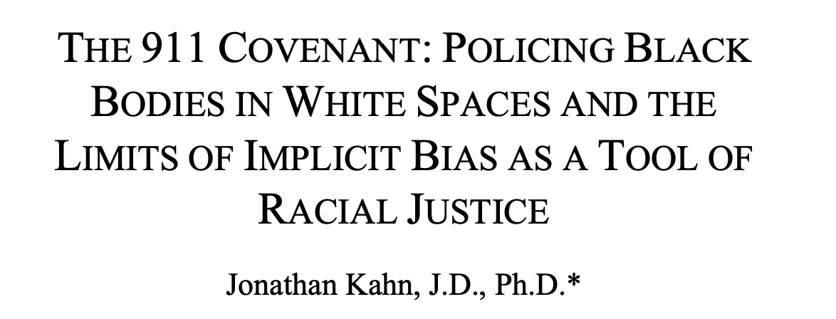 391/ "Confronting our complicity in perpetuating racism is much more difficult than simply acknowledging our implicit bias...sacrificing true progress on the altar of smug self-congratulation.... Condemn tiki-torch Nazis but...fail to take on...substantive programs for...justice"