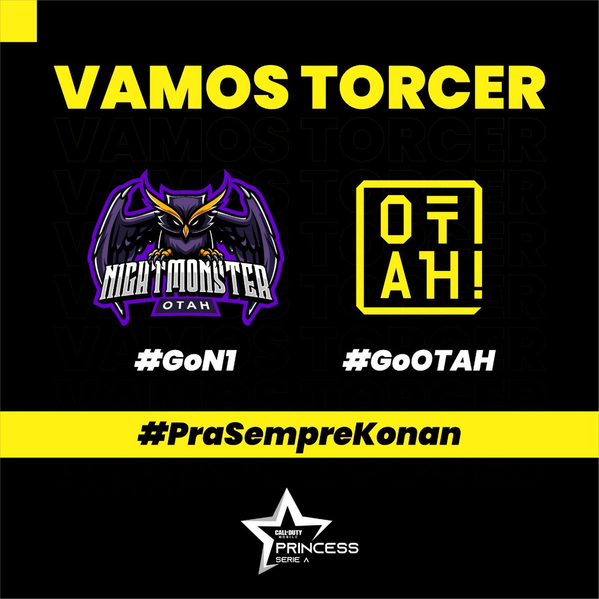 vkg_esports1's tweet image. A equipe de CoD: Mobile Feminina da OTAH! entrará em campo hoje pela #PrincessSerieA da @FullLevelOrg ... E já começamos com um jogão:
OTAH N1ghtmonster x Enxame Gaming

Vem com a OTAH!

#GoOTAH #GoN1