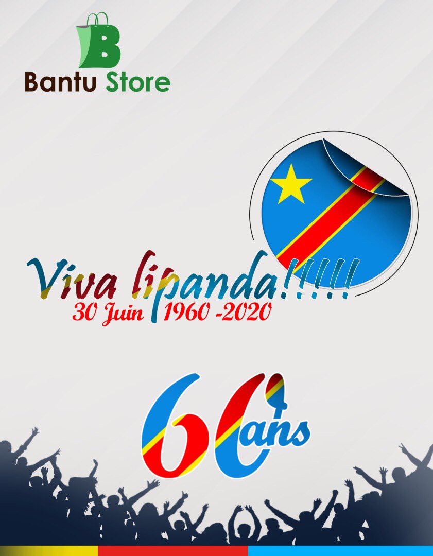 BantuStore's tweet photo. #Lipanda60 #RDCongo #Independance60ans #BantuStore #DRC60 #30Juin2020 https://t.co/6Tje9mlXG4