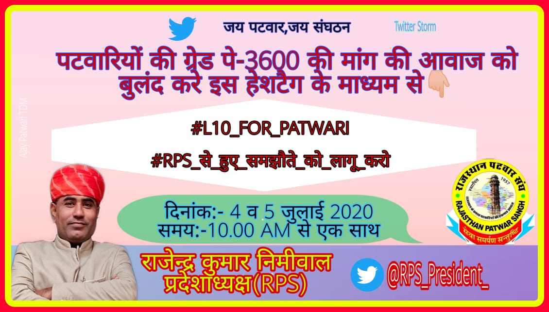 अबकी बार आर या पार 
एक ही नारा एक ही मांग ग्रेड पे 3600,3600  खैरात नहीं है अधिकार है हमारा