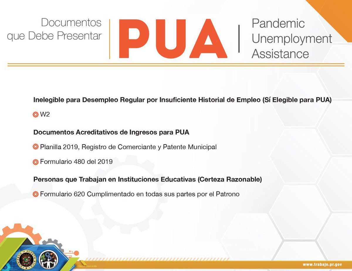 DTRHPR's tweet photo. Documentos que debes presentar para realizar la reclamación en el Programa Seguro por Desempleo y PUA. https://t.co/FlWiOS5A7Z