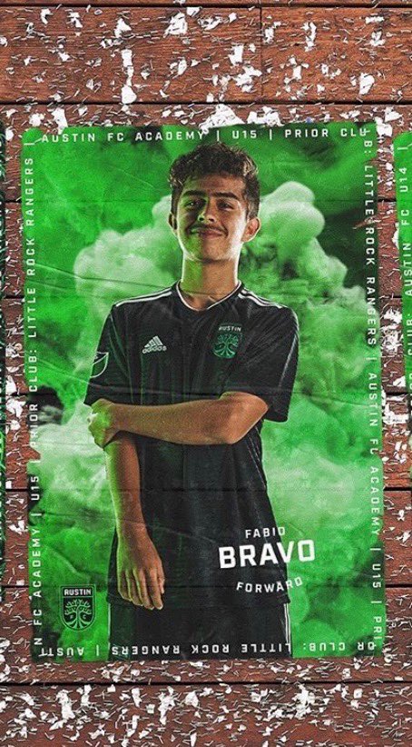 lrrangers's tweet photo. While we were sad to see him leave the state, we are so proud and happy for former ‘06 #lrrangersacademy player Fabio Bravo!
•
PS shout out to @austinfc for listing his former club! 👀
•
#lrrangers #arkansaslife https://t.co/1GVxsTORH4
