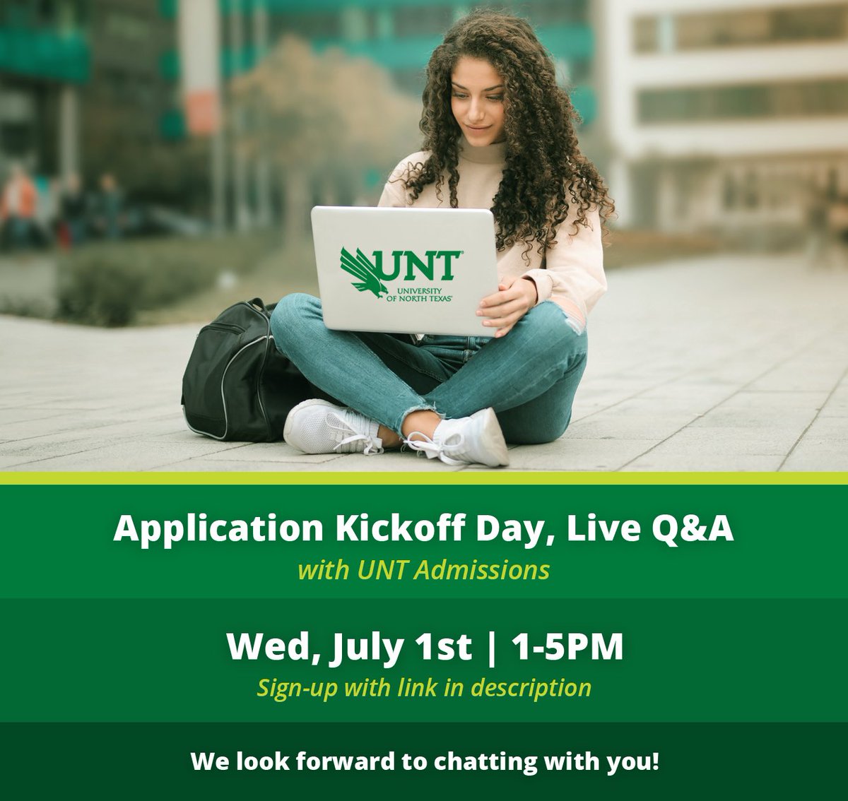 UNT Admissions tweet media