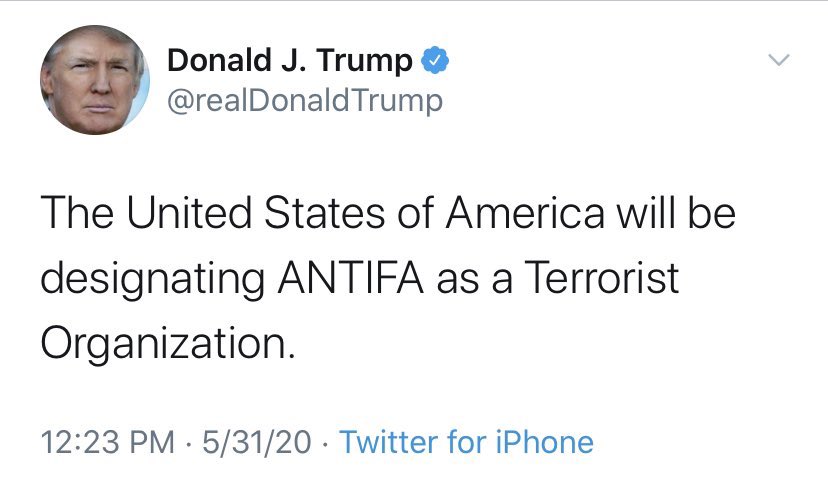 By designating opposition as terrorists and existential threats to the lives and security of the base, the Republican Party is saying they are fighting an invisible war.You don't need to declare, pass it through Congress, nothing, except convince your people to accept it.40/