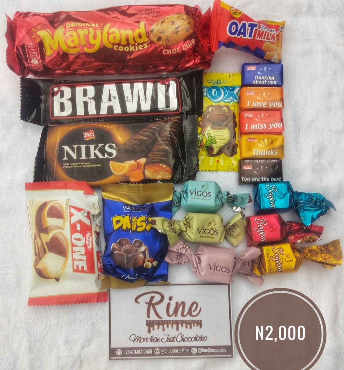 This is another type of our EAT YOURSELF TO ENJOYMENT Chocolate Box.It could come in any of the boxes or We could curate Yours according to preference.It is 2,000 naira only.