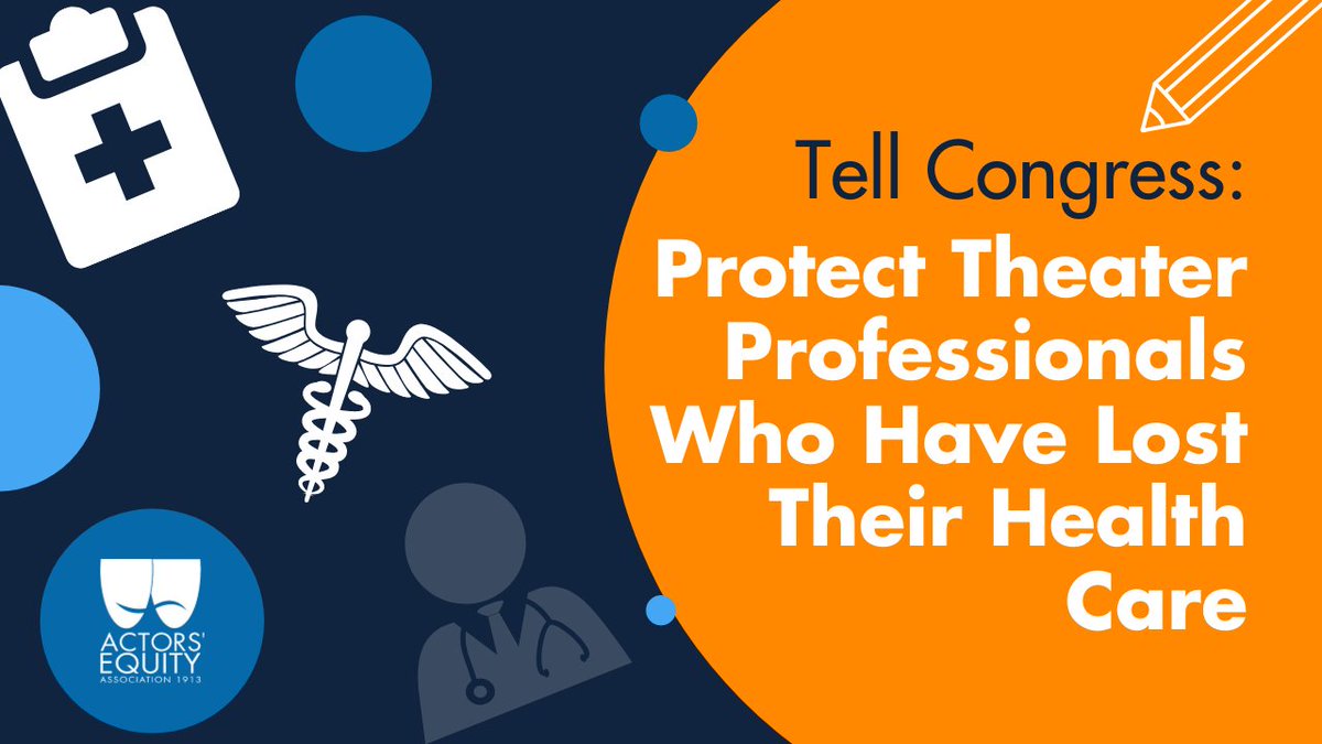Ask your members of Congress to cover the cost of COBRA with the Worker Health Coverage Protection Act -  https://actionnetwork.org/letters/tell-congress-theatre-professionals-deserve-health-care/