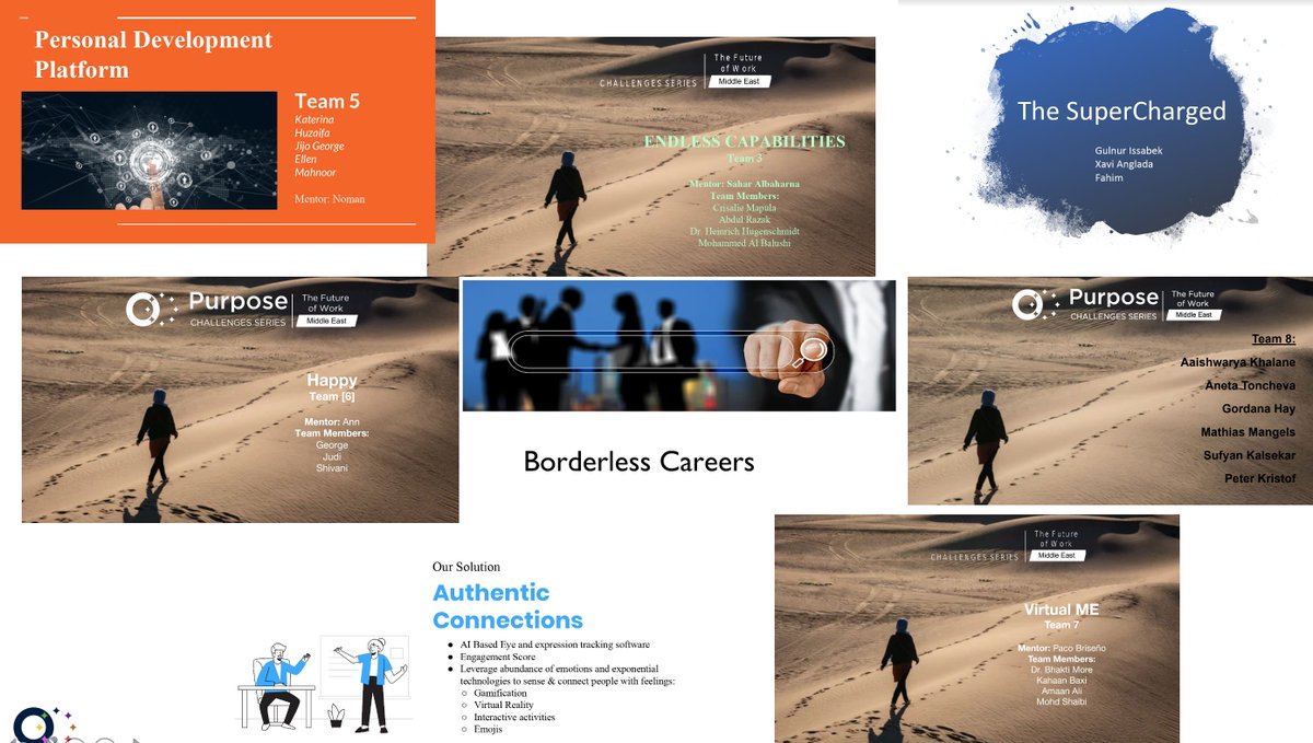 An honor to work with 44 innovators from 20 countries to re-imagine the #futureofwork Work in the #MiddleEast #PurposeChallengeSeries #PurposeAlliance #innovation #ExponentialOrganizations #ExponentialTransformation #Exo #OpenExO #IntiHub