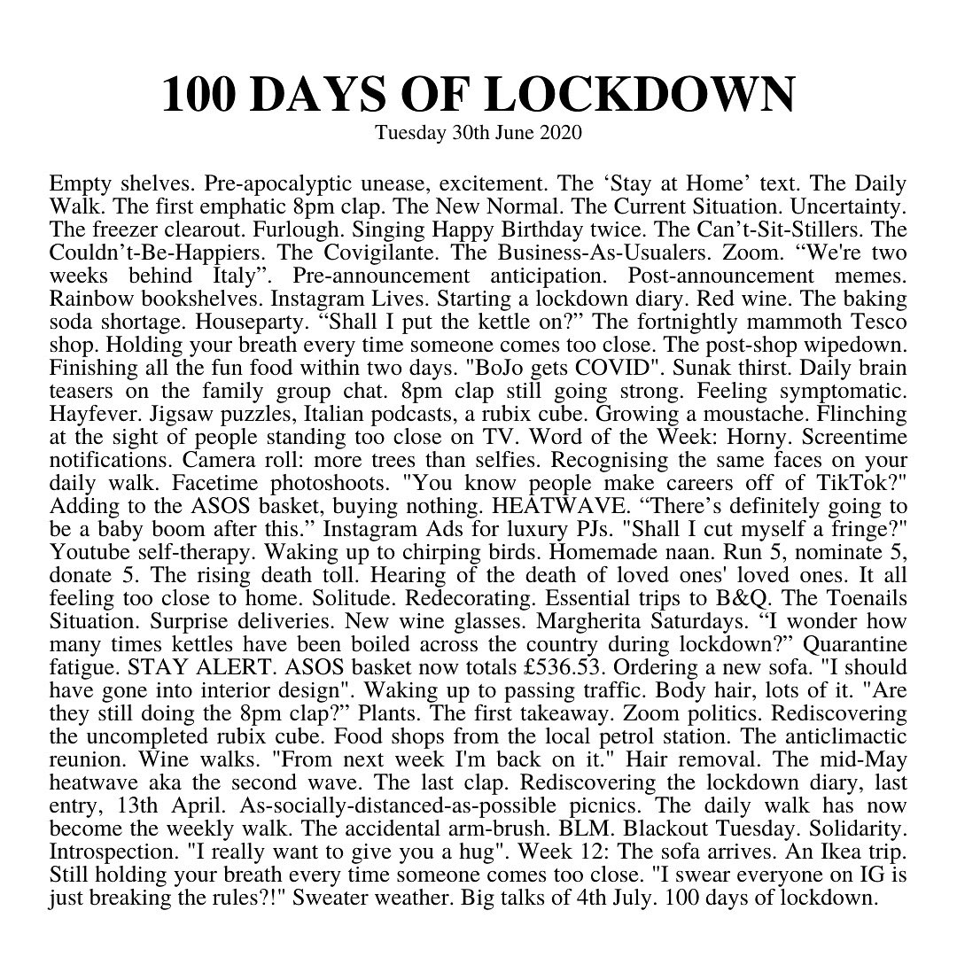 ashamodha's tweet photo. Happy 100 Days of Lockdown, gang! 🎈 #trainofthought https://t.co/odlqfITc1p
