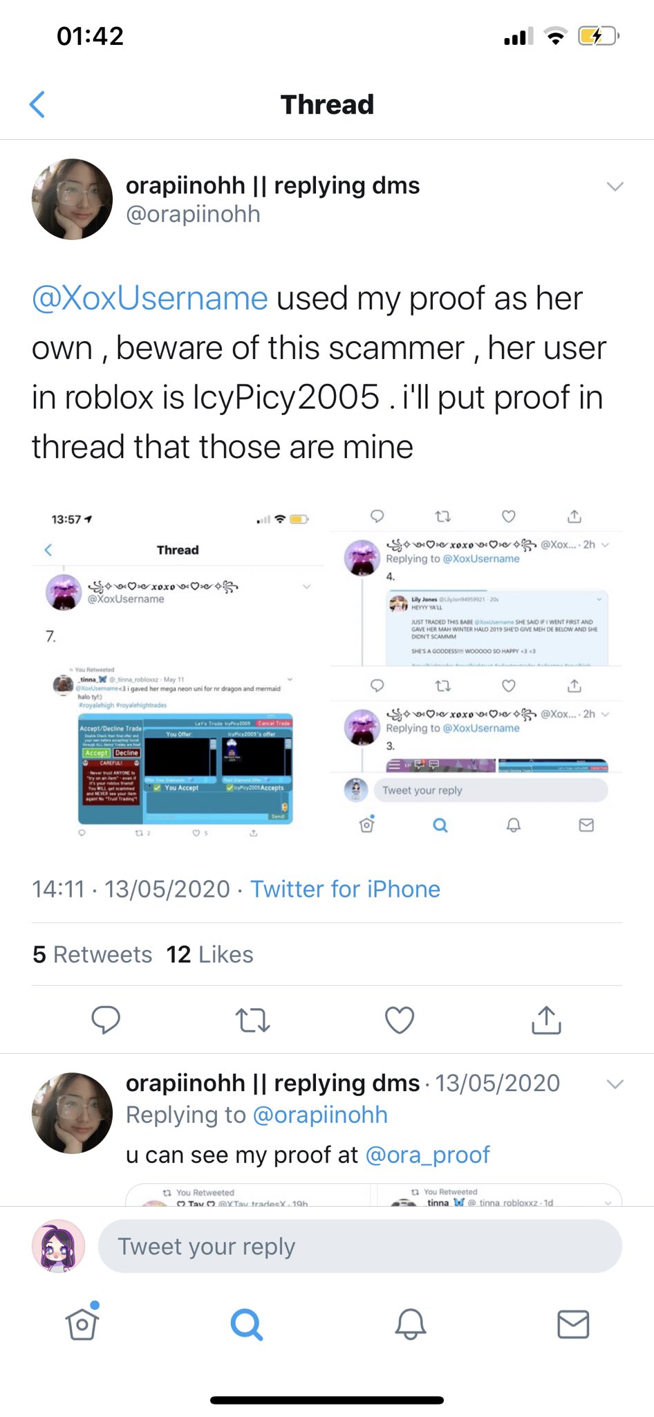 Orapiinohh Hal 19 Giveaway Pinned On Twitter Beware Of Scammer In Royale High User Icypicy2005 This Scammer Left Twitter And Now Trying To Scam In Game Smh If - twitter beware scammers are now following people on twitter roblox Orapiinohh Hal 19 Giveaway Pinned On Twitter Beware Of Scammer In Royale High User Icypicy2005 This Scammer Left Twitter And Now Trying To Scam In Game Smh If - beware scammers are now following people on twitter roblox