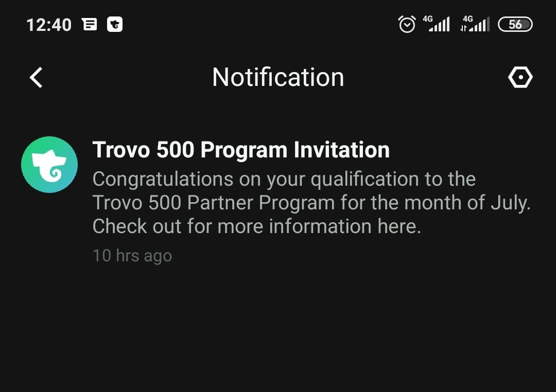 Empezar el día y la semana recibiendo esta invitación de <a href="/trovolive/">Trovo Live</a> motiva a seguir compartiendo tiempo con la gente en los directos 💪🏻

Gracias a todos los que me vienen apoyando🤗