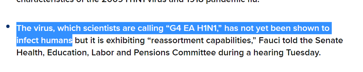 first off, we don not even know if it affects humans.so, perhaps we can hold off on the dire comparisons to 1918 for a few minutes?and ohh, it can undergo "reassortment"? that sounds SCARY.but is it?nope.