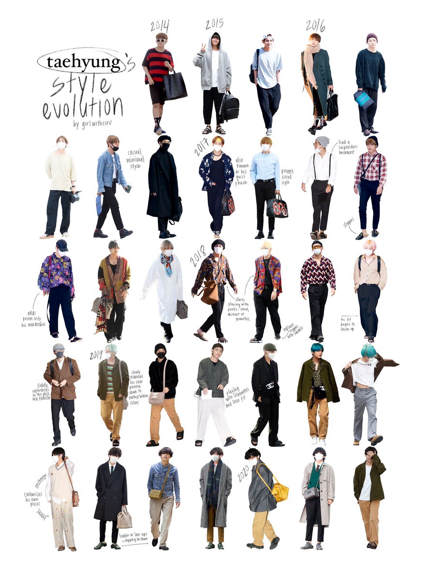 bts style evolution,their style throughout the years(4/7)