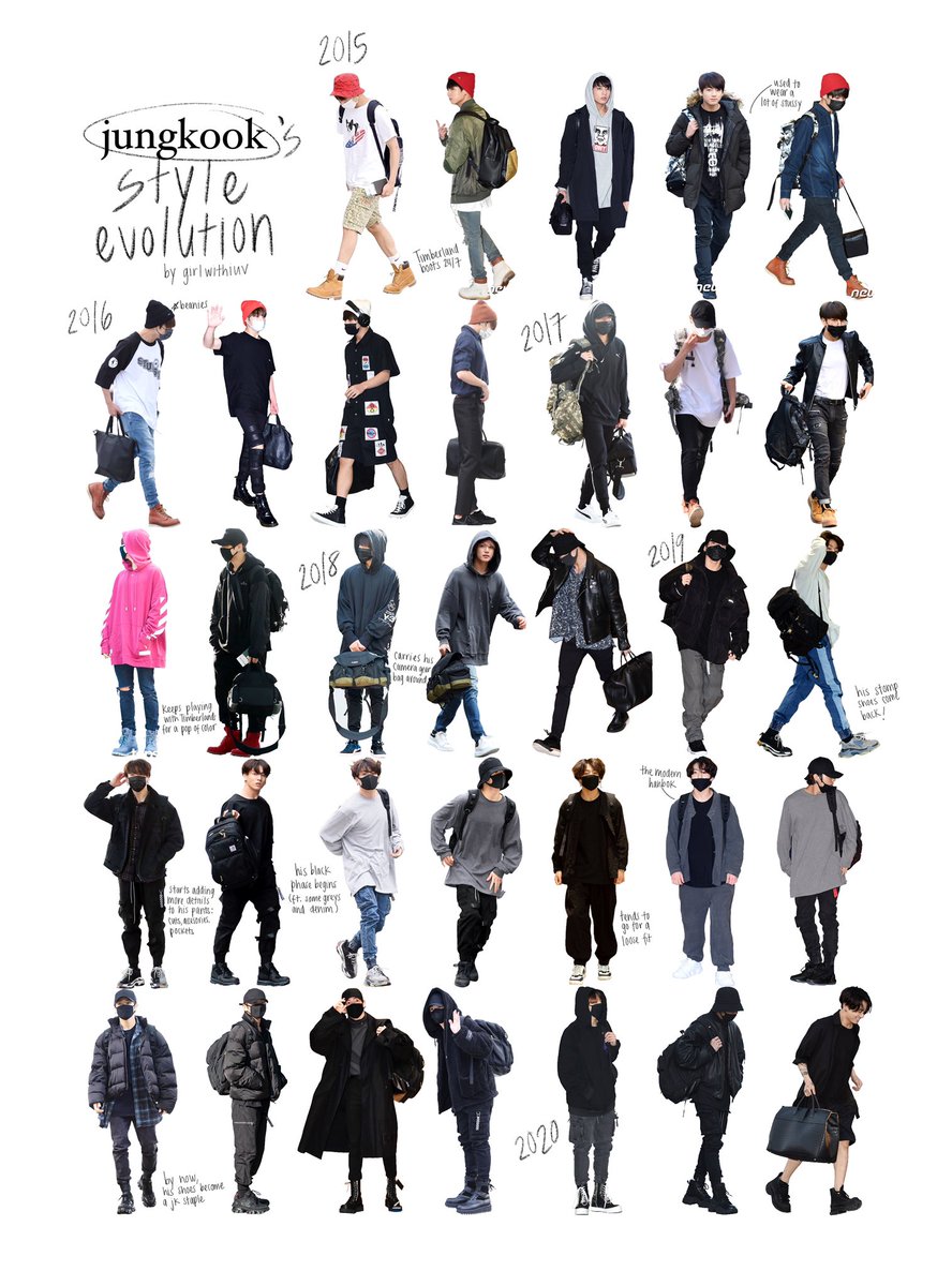 bts style evolution,their style throughout the years(4/7)