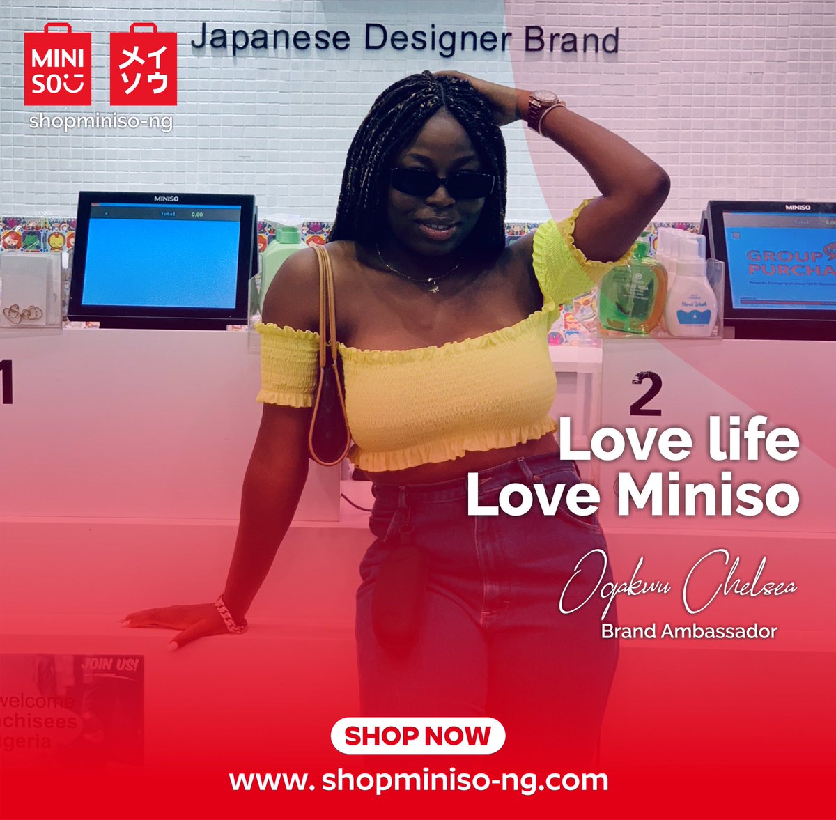 shopminiso_ng's tweet photo. We are so happy to announce elsea_ as MinisoNigeria Online Store Brand Ambasdoor 😍 💃💃💃 #MinisoNigeria #loveminiso #miniso #minisolovers #minisoambassador #Minisoonline #Minisoshop #shopminiso #shopminisonline #LovelifeLoveminiso https://t.co/3X0bTEoyEf