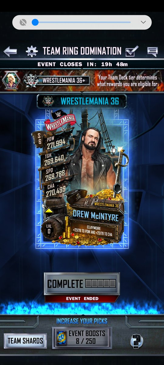 Megaman012488's tweet image. I have the honor of inducting BROWNY12345 into 2020 Pandemic Freeloader HOF of Supercard. 1 SHARD 10 OUT 120 CHARGES IN TBG. SUPER CARD YOU GUYS NEED TO MAKE EFFECTIVE CHANGES TO THE FREELOADING ISSUES. @WWESuperCard #4hsm #FREELOADERHOF #WWESuperCard #pandemicMILK