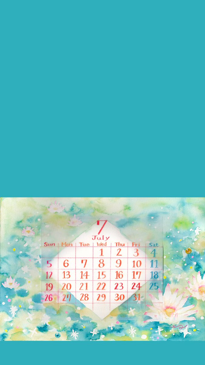 今日から7月🌺
7月分のロック画面を作りました😊
ネットプリントの色味と少し異なりますが、原画に近い仕上がりです~
使っていただけたら嬉しいな✴️
二次配布及びサインのトリミングや消去、商用利用等はNGです💦
#透明水彩 #ロック画面配布 #待ち受け #れもんぐみの2020年カレンダー https://t.co/QqXSXmhF7p