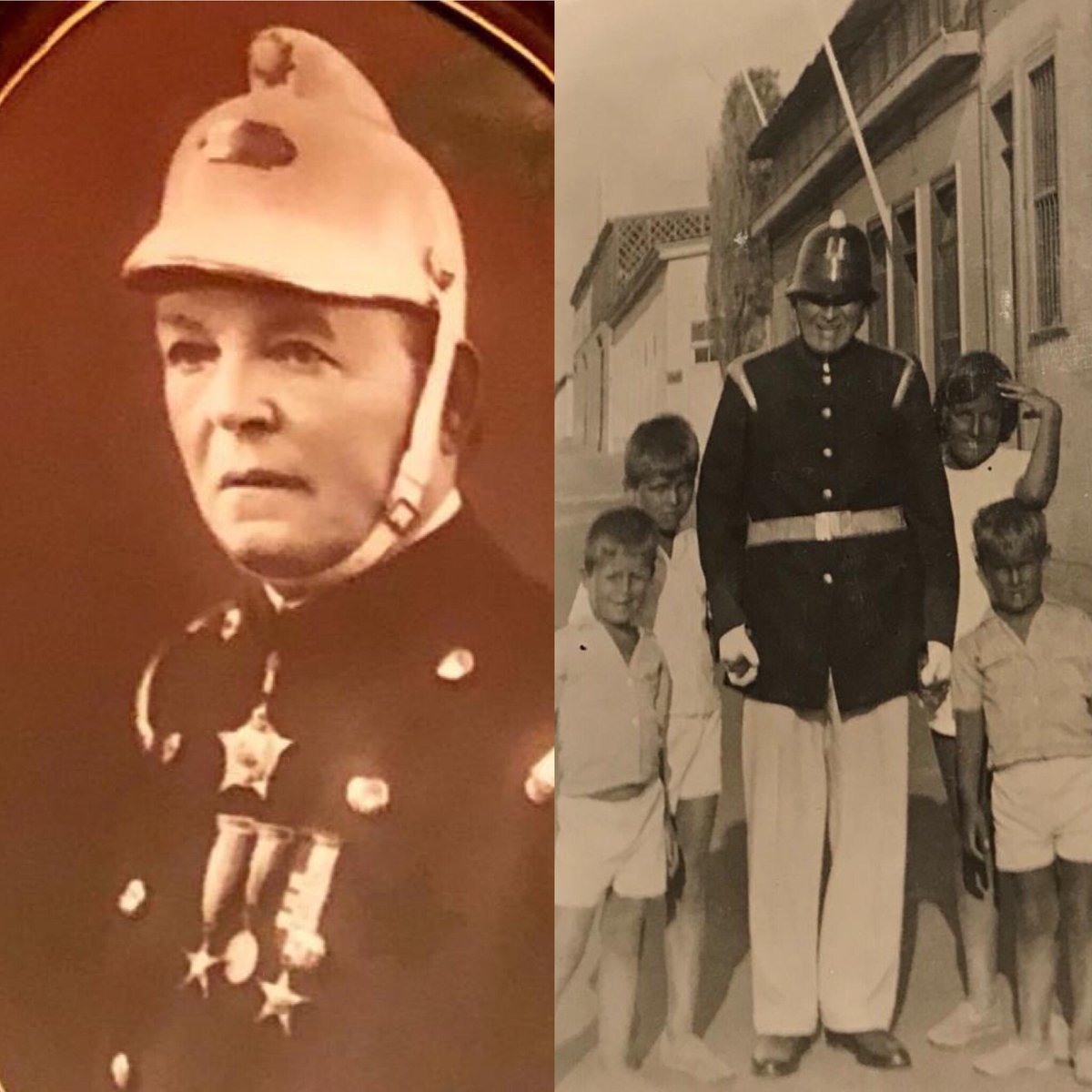 MayneNicholls's tweet photo. En el 169 aniversario de #bomberosdechile ⁦@BomberosdeChile⁩ un homenaje a mi bisabuelo materno Juan Sécul Misko, comandante de la Bomba Croacia de Punta Arenas #puq y a mi abuelo Alfredo Mayne-Nicholls, Comandante Bomba Victoria #11 de Iquique. https://t.co/ukX1VsPfRJ